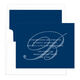 Script Initial Folded Sympathy Cards Image 4 of 8